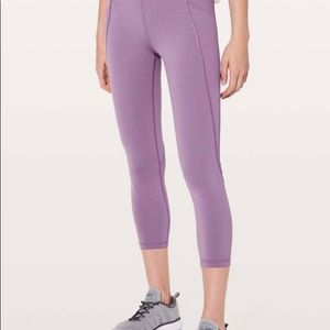 Lululemon Time To Sweat 23”, Smoked Mulberry, 6